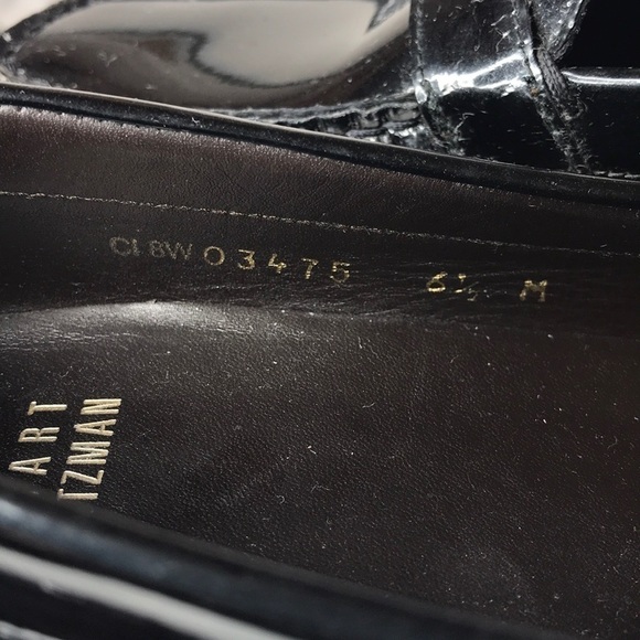 Stuart Weitzman Black Patent Leather Driving Shoe - Picture 7 of 7